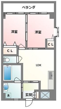 壺川駅 徒歩9分 2階の物件間取画像